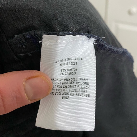 Gap 1969 Black Dark Grey Corduroy Snap Button Jacket - Picture 6 of 7